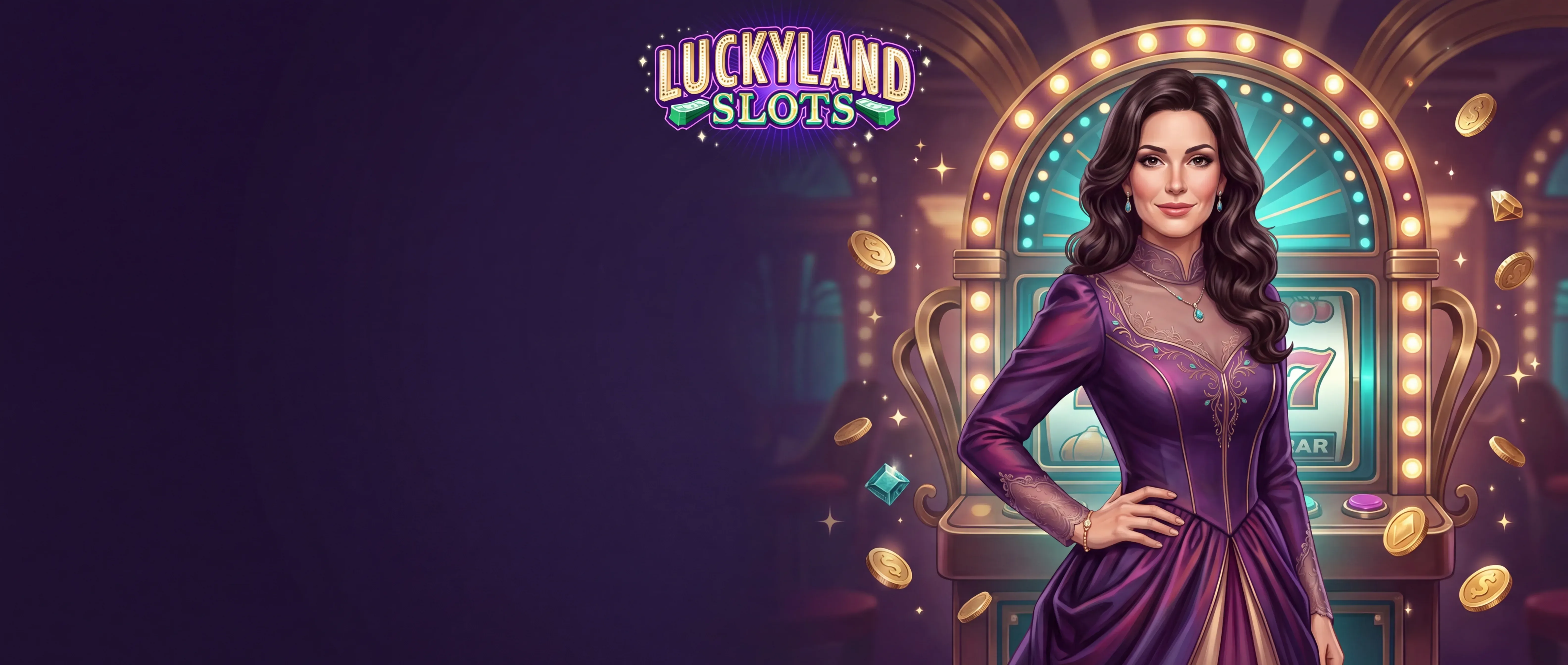 LuckyLand Slots — Familiar studio slots sit beside the exclusives