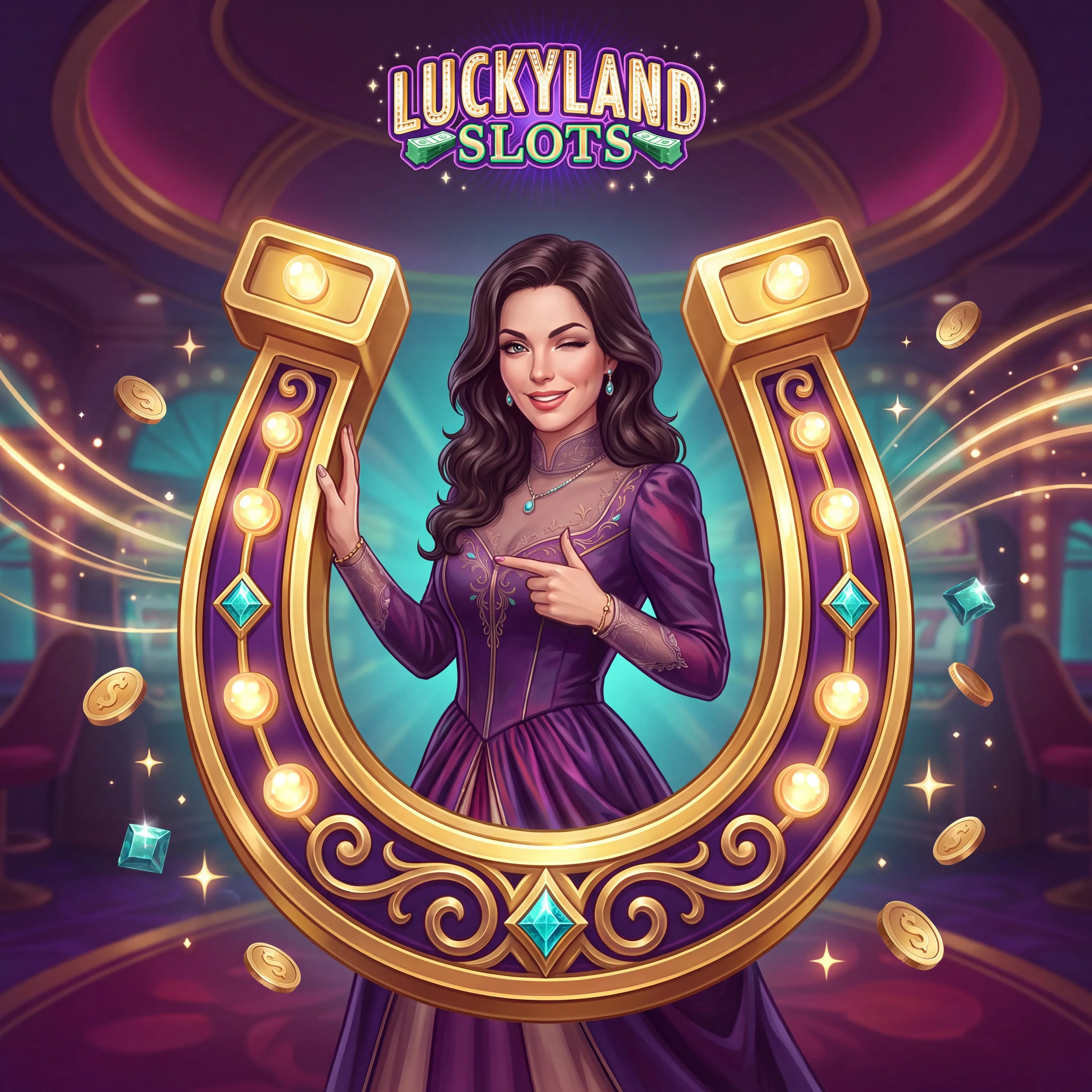 LuckyLand Slots — Make the daily reward sequence work for you